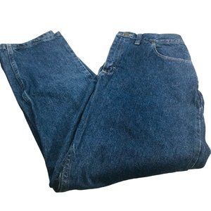 Riders Women's Size 14 M Denim Blue Jean Preowned Faded On Back of Leg